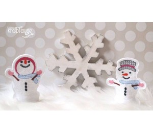 ITH Stickdatei - Teelichthülle Frosty